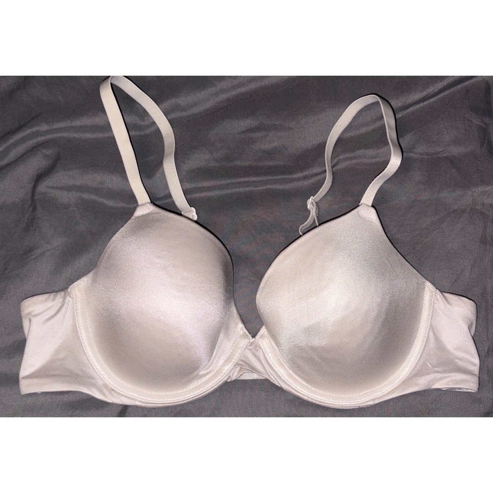 Auden The Icon White Lightly Lined Underwire T-shirt Bra, 36A‎